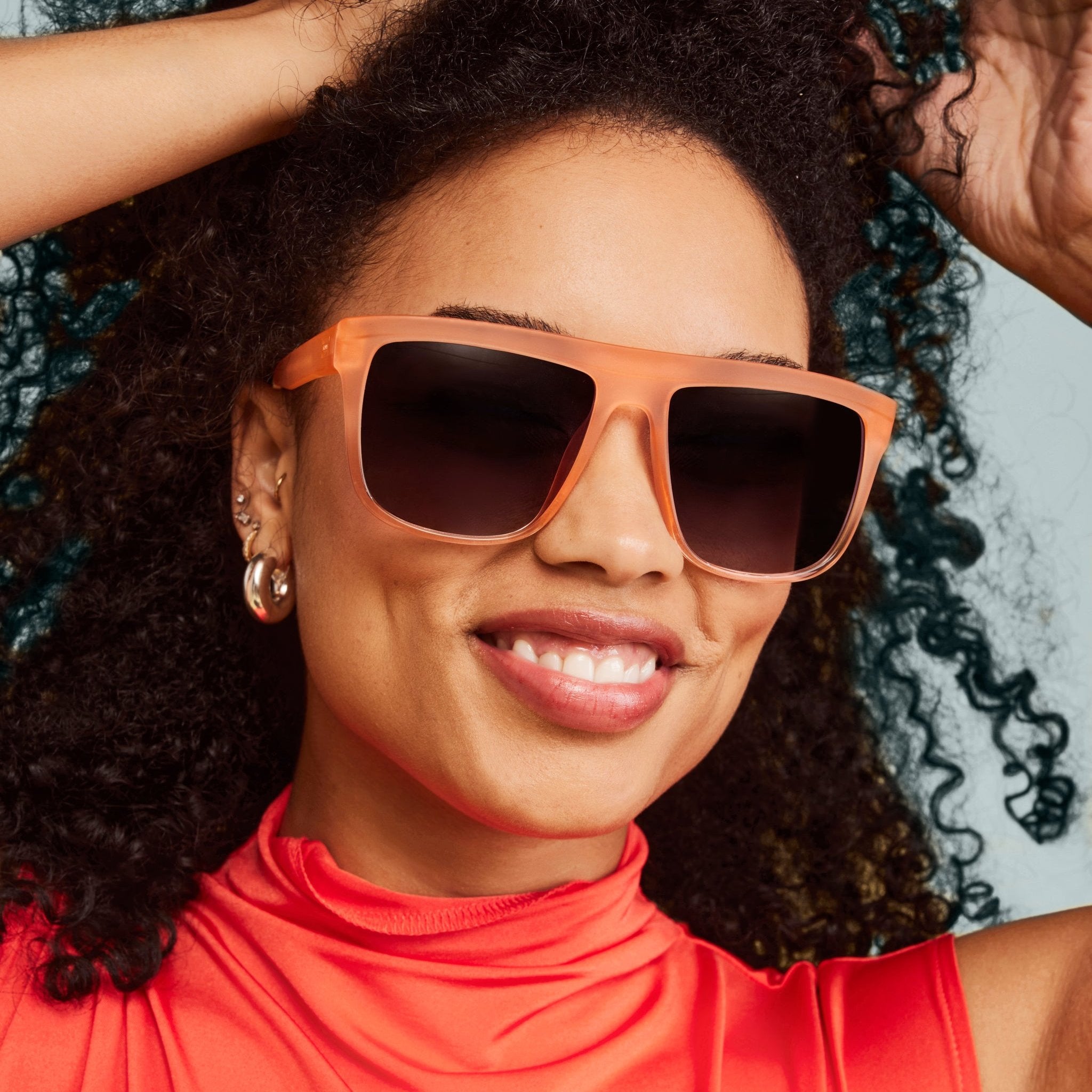 Jett Peach Traveler Sunglasses