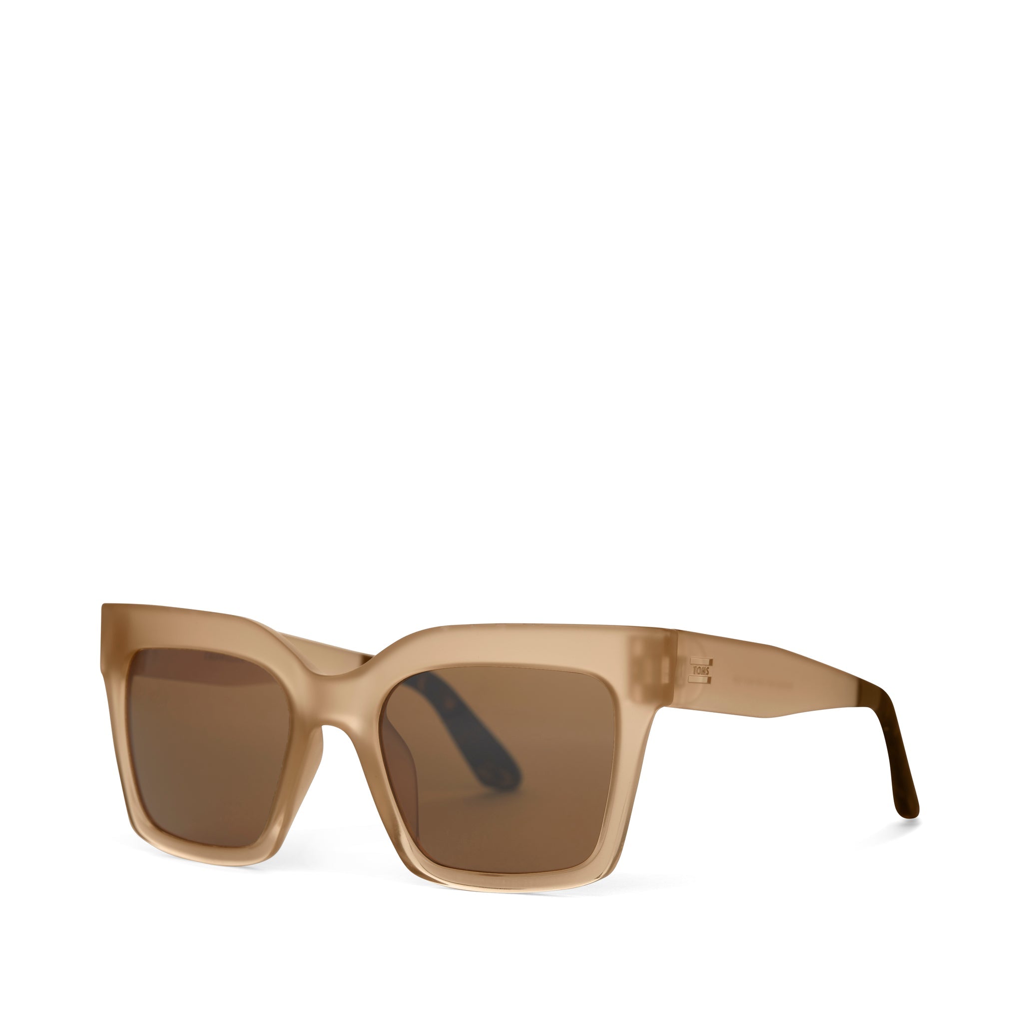 Adelaide Oatmilk Crystal Fade Traveler Sunglasses