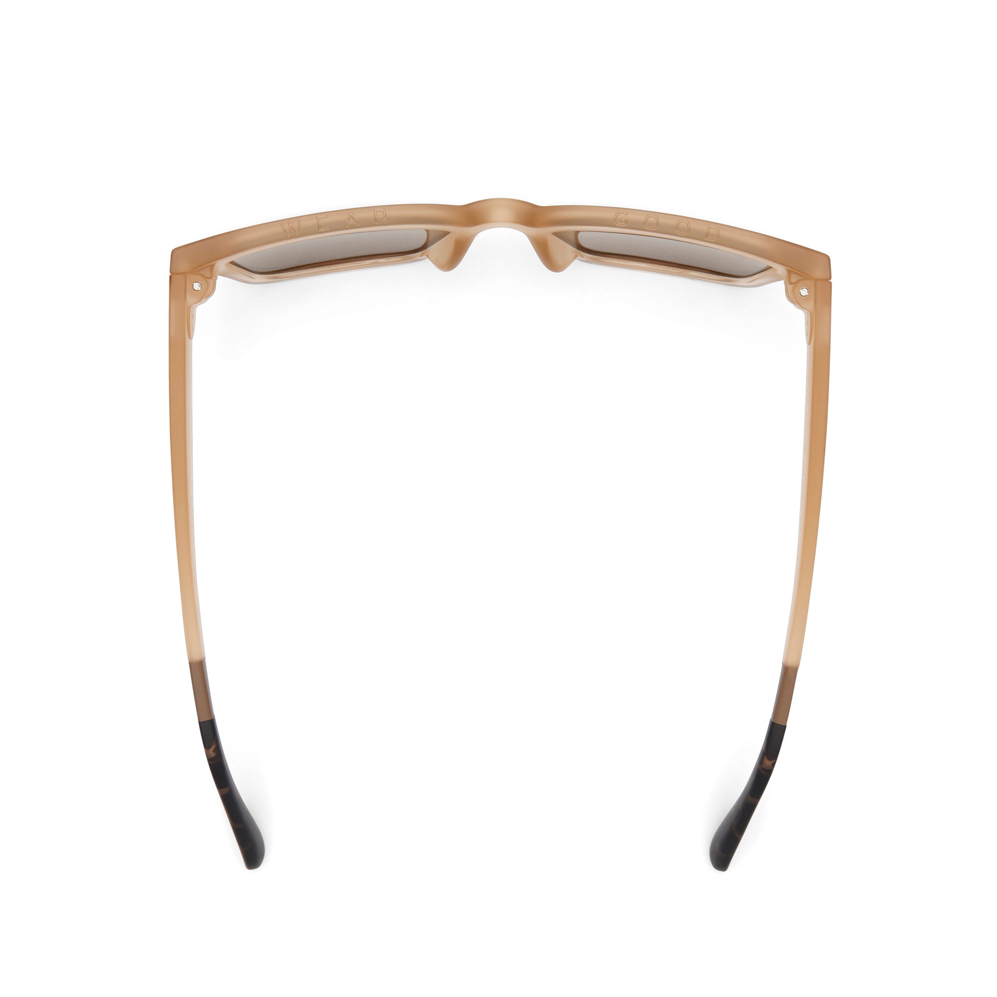 Adelaide Oatmilk Crystal Fade Traveler Sunglasses