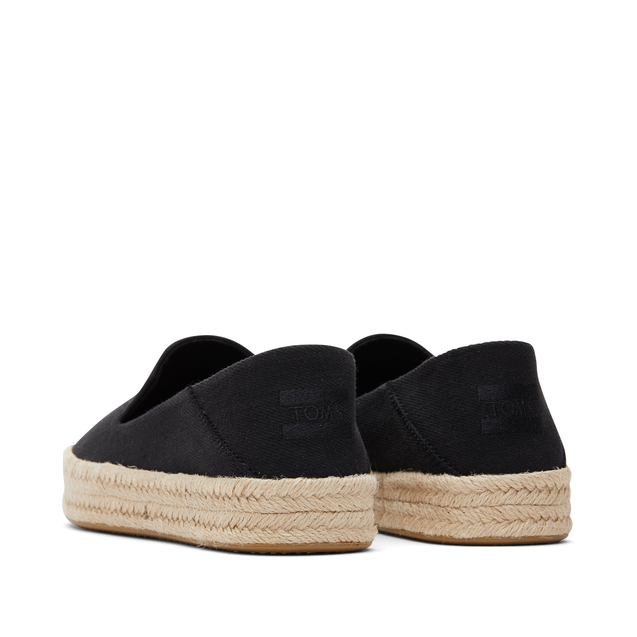 Carolina Black Twill Espadrille