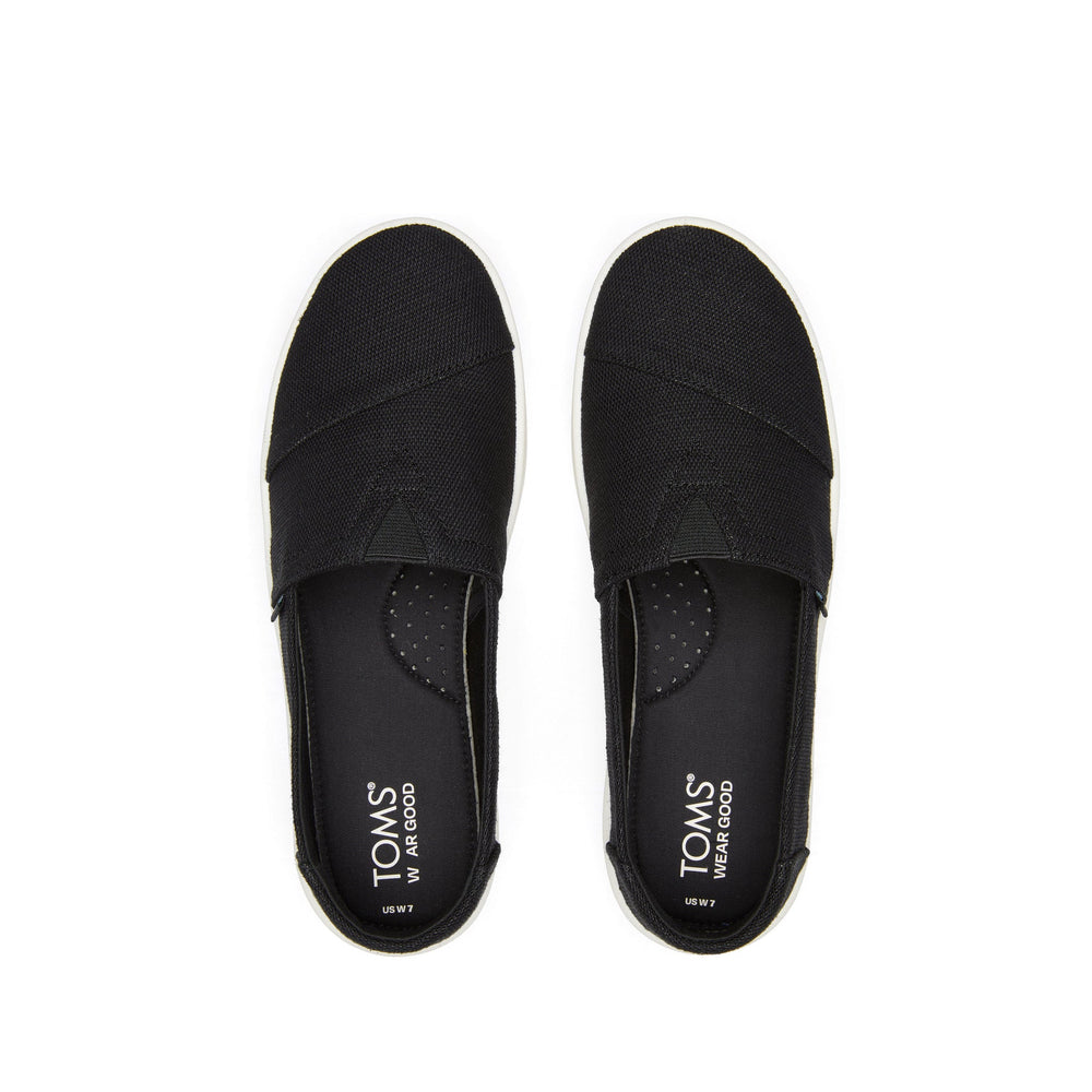 Verona Black Slip On Sneaker