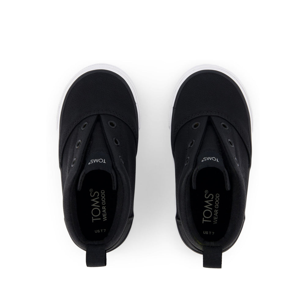 Fenix Mid Black Suede Toddler Sneaker