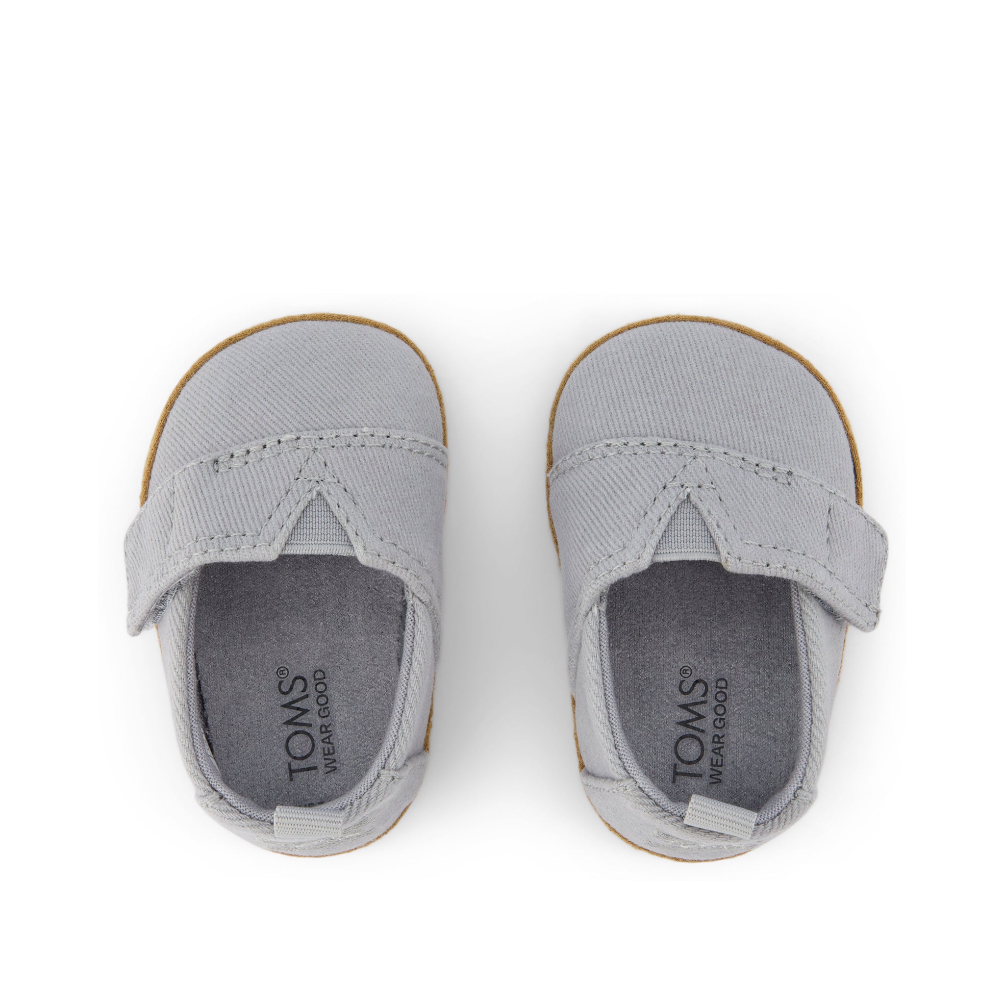 Layette Alpargata Ultimate Grey Vintage Twill Toddler Crib Shoe