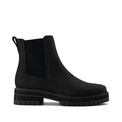 Bennet All Black Water Resistant Leather Boot