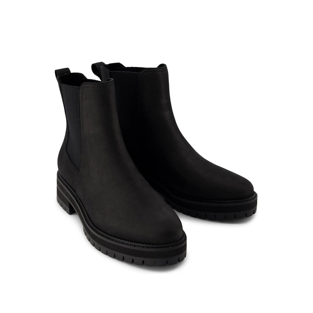 Bennet All Black Water Resistant Leather Boot