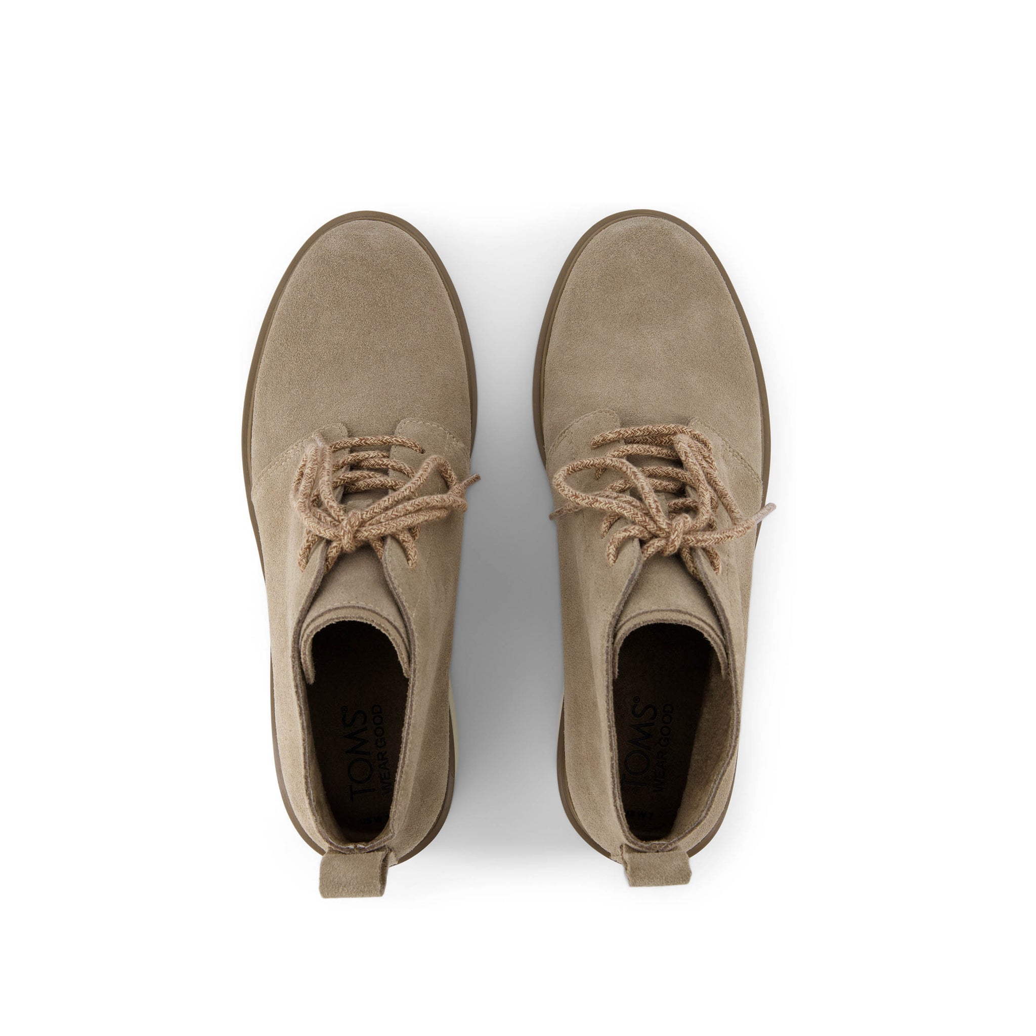 Maude Lace Up Dune Suede Wedge Boot