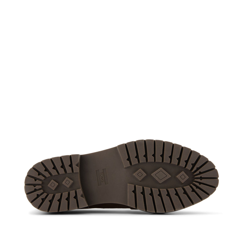 Cara Dark Brown Leather Loafer