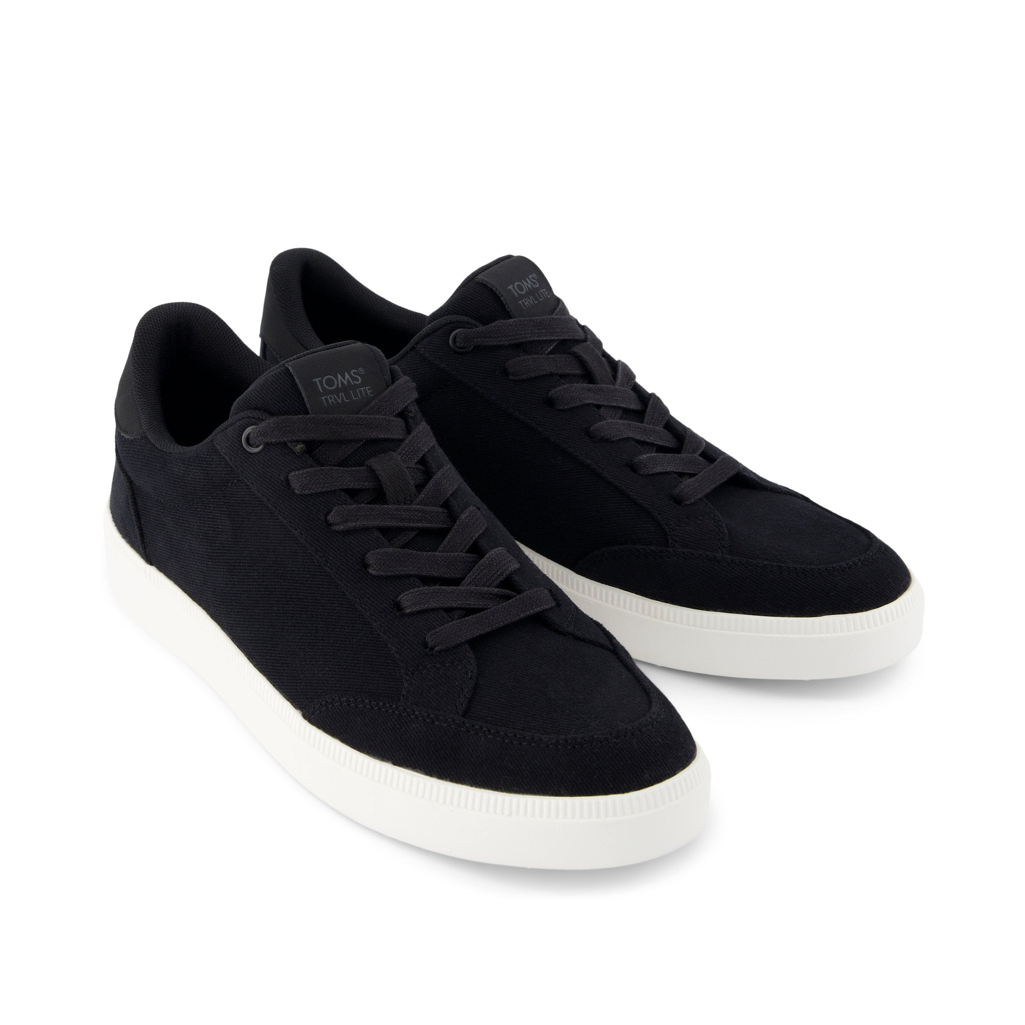 TRVL LITE Rio Black Vintage Twill Sneaker