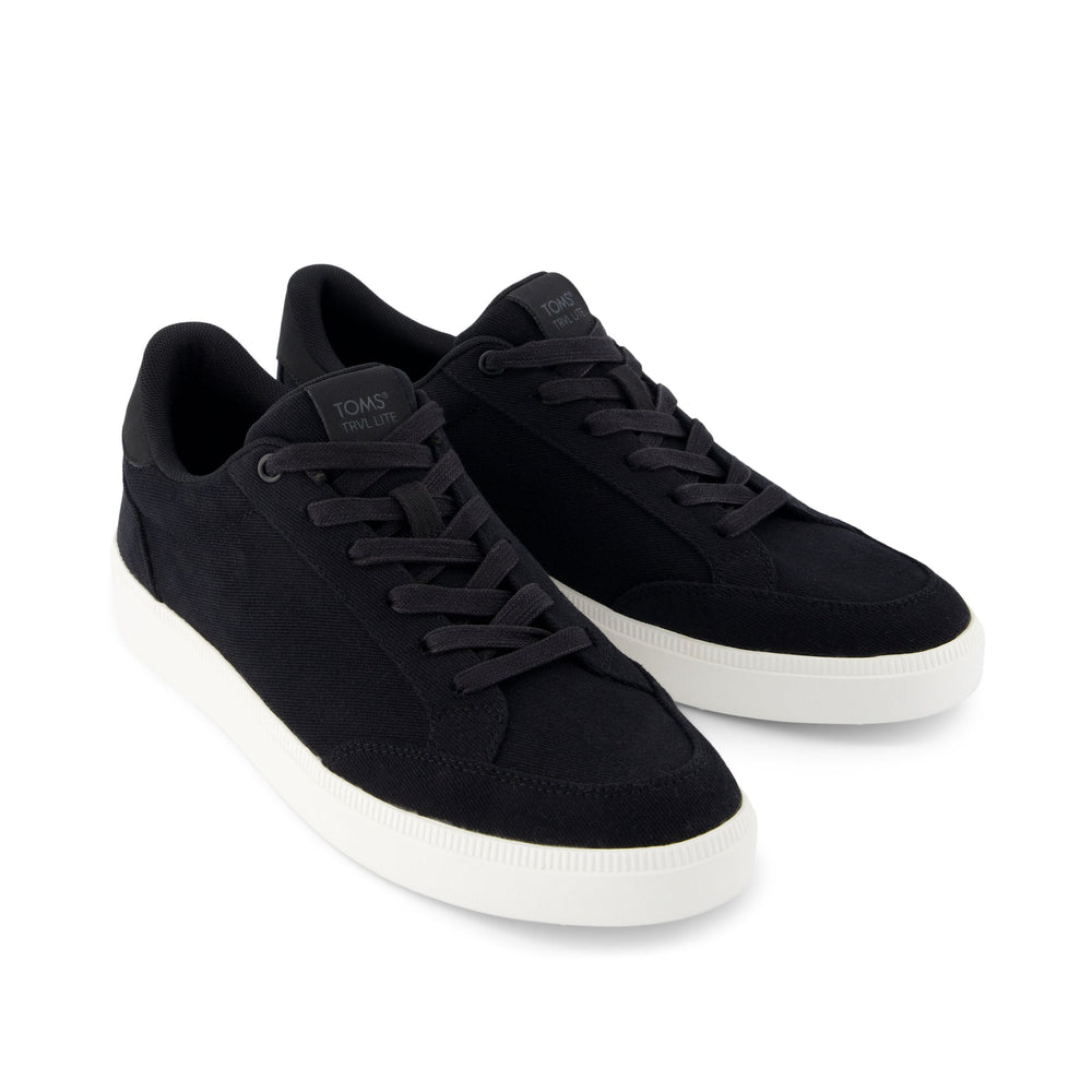 TRVL LITE Rio Black Vintage Twill Sneaker