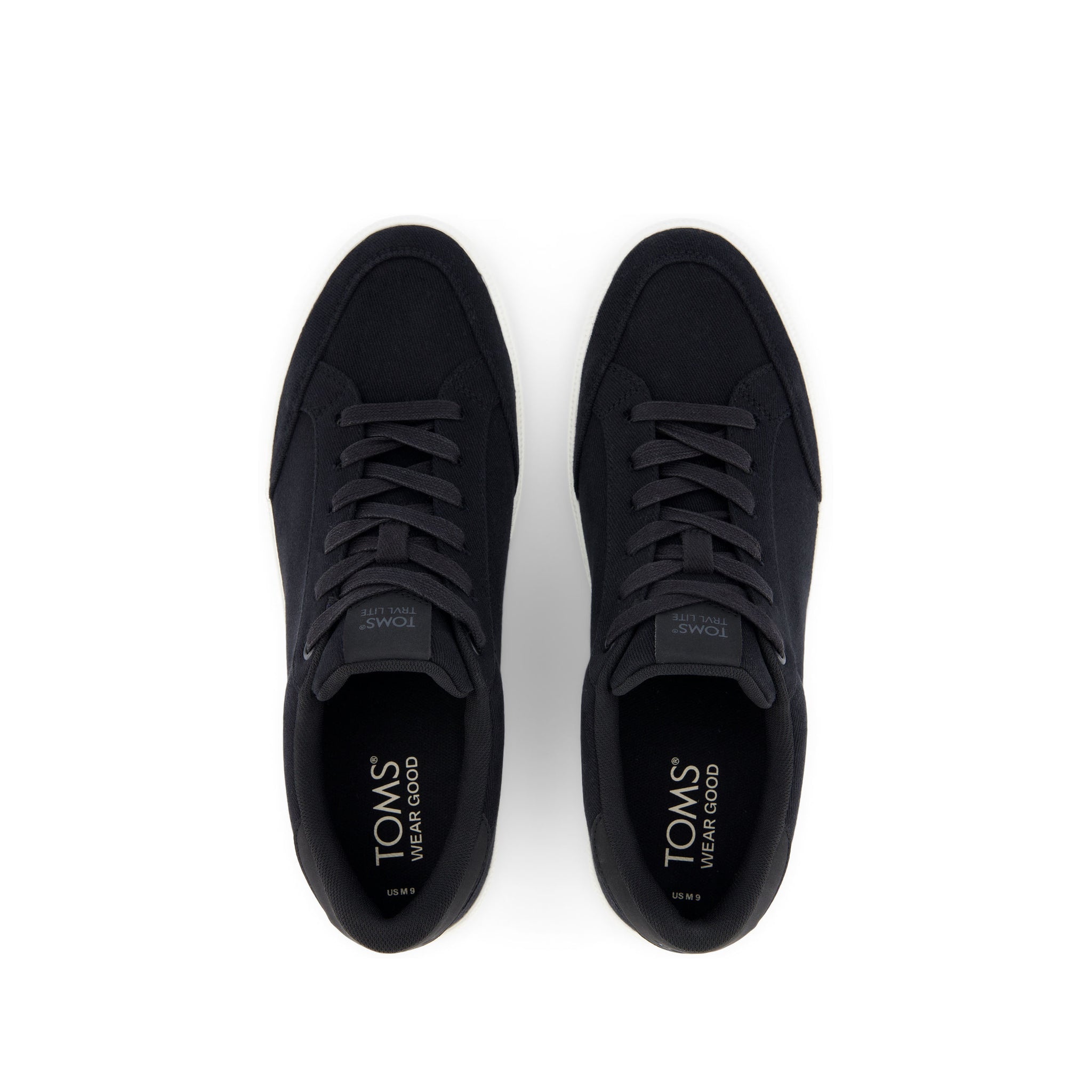 TRVL LITE Rio Black Vintage Twill Sneaker
