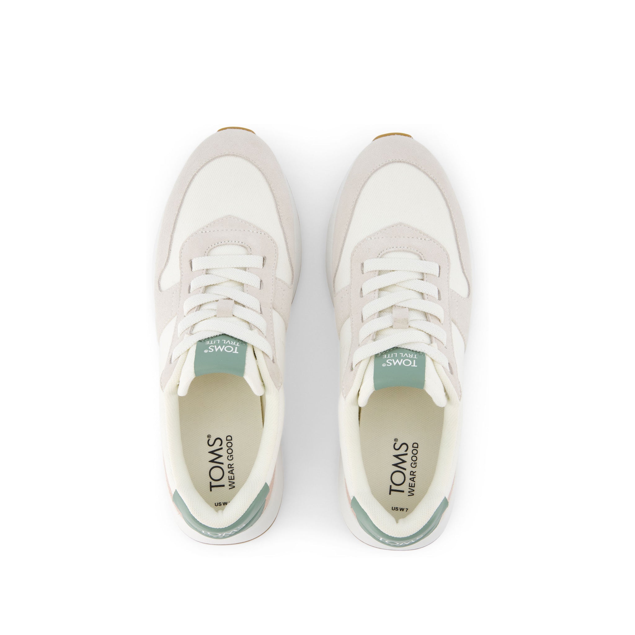 TRVL LITE Retro Runner Natural Vintage Twill Water Repellant Sneaker