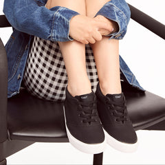 Youth Fenix Mid Black Suede Kids Sneaker