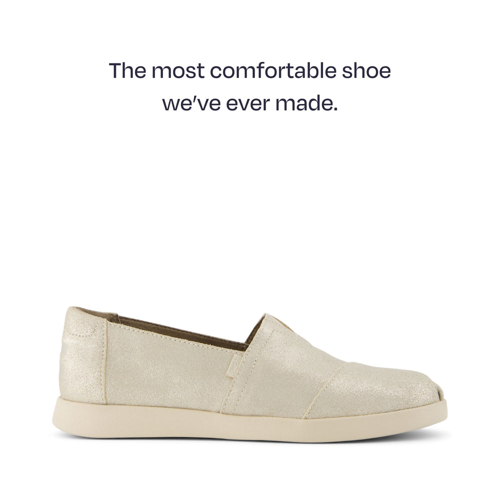 Alpargata Plus Champagne Metallic Suede