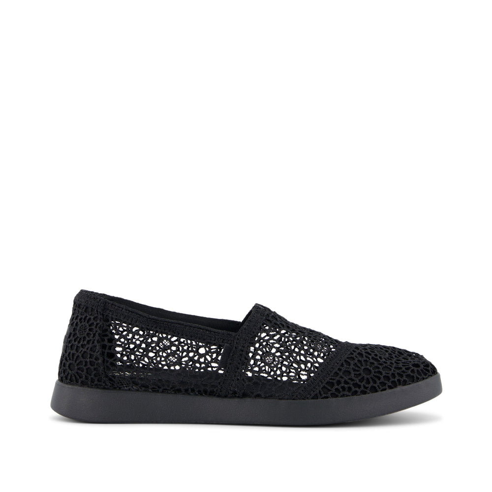 Alpargata Plus Black Moroccan Crochet
