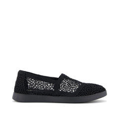 Alpargata Plus Black Moroccan Crochet