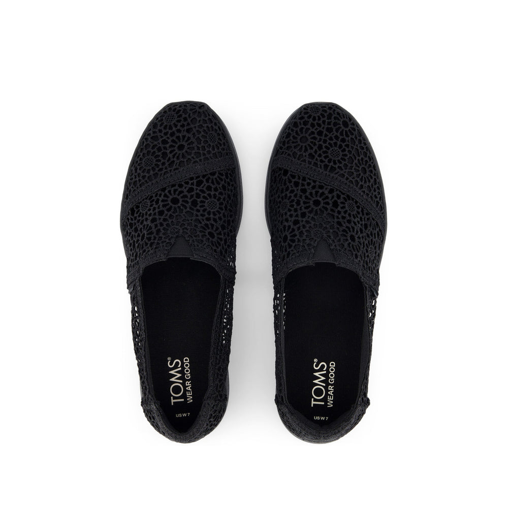 Alpargata Plus Black Moroccan Crochet