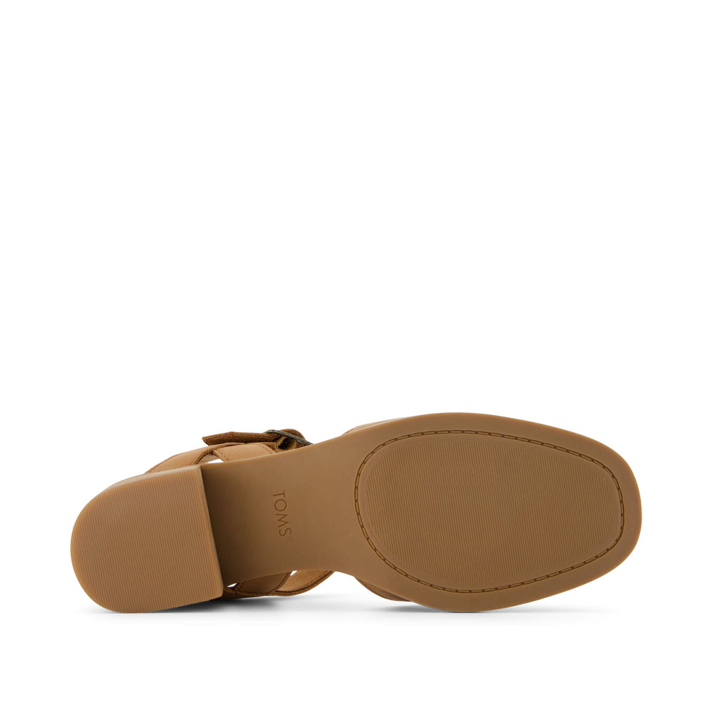 Jaclyn Brown Leather Heel