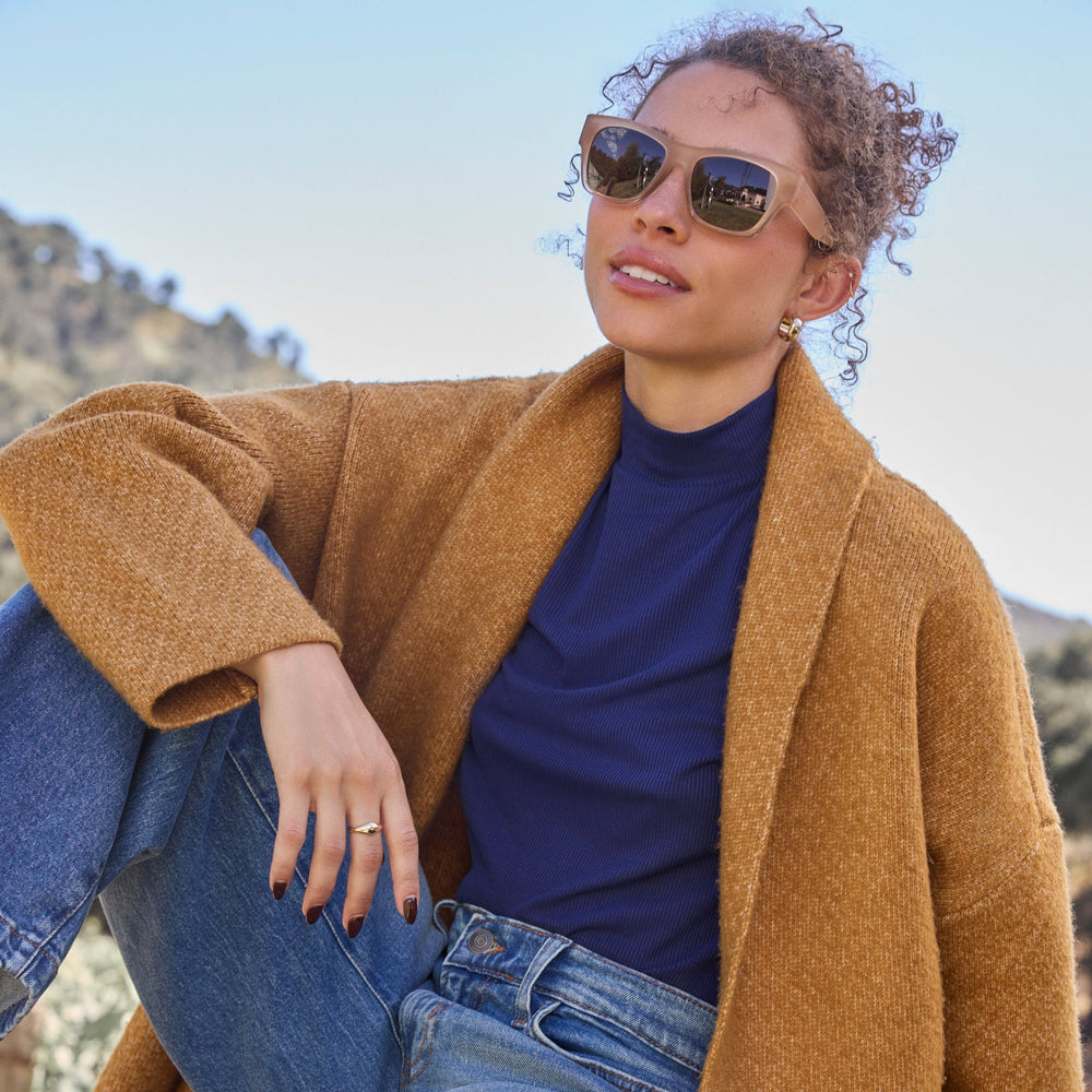 Devon Oatmilk Traveler Sunglasses
