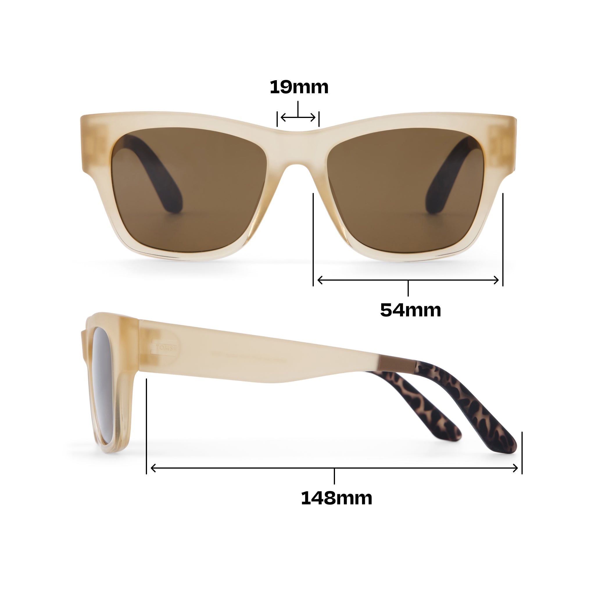 Devon Oatmilk Traveler Sunglasses