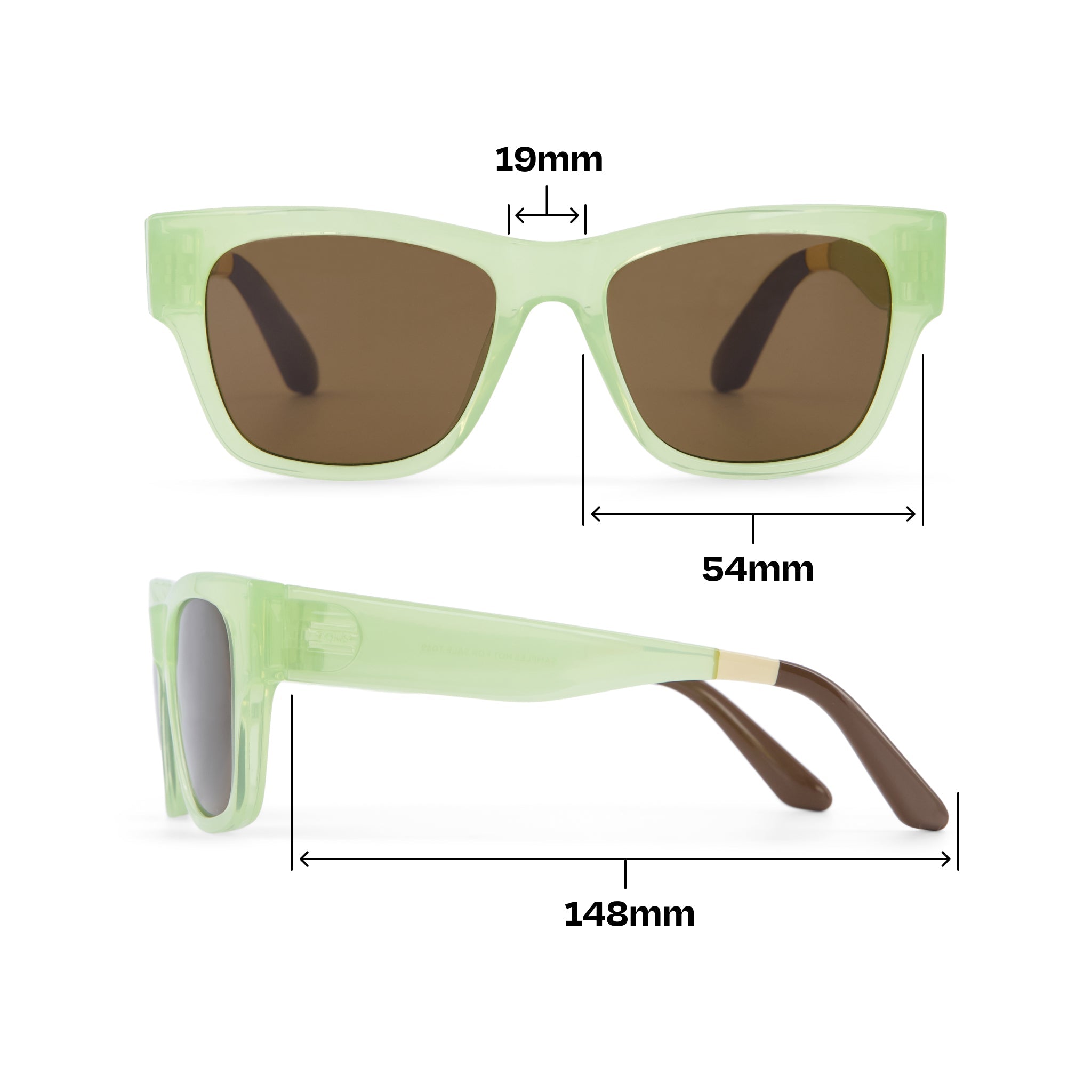 Devon Matcha Traveler Sunglasses
