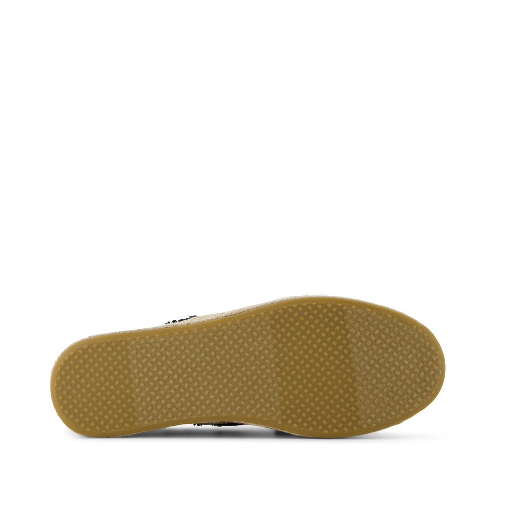 Carolina Lace-Up Espadrille Black Beachside Woven