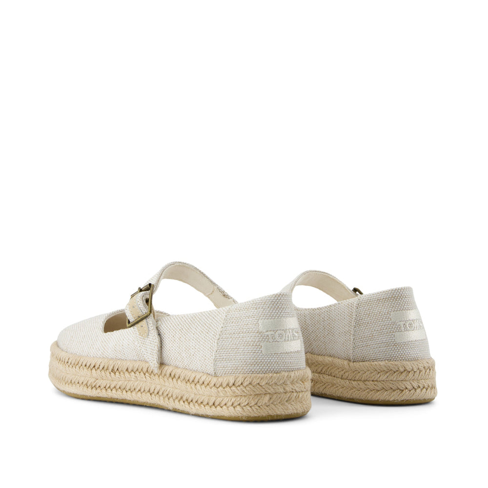 Carolina Mary Jane Espadrille Natural Yarn Dye