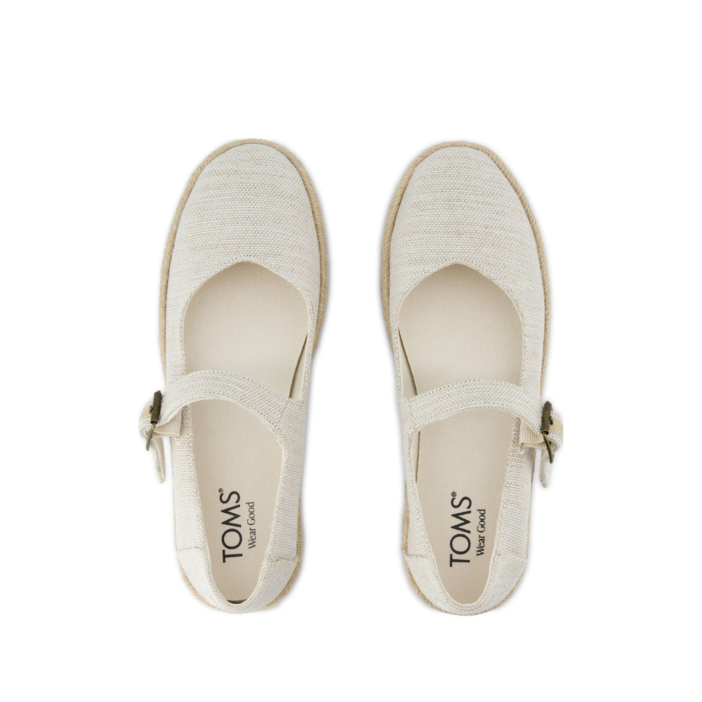 Carolina Mary Jane Espadrille Natural Yarn Dye