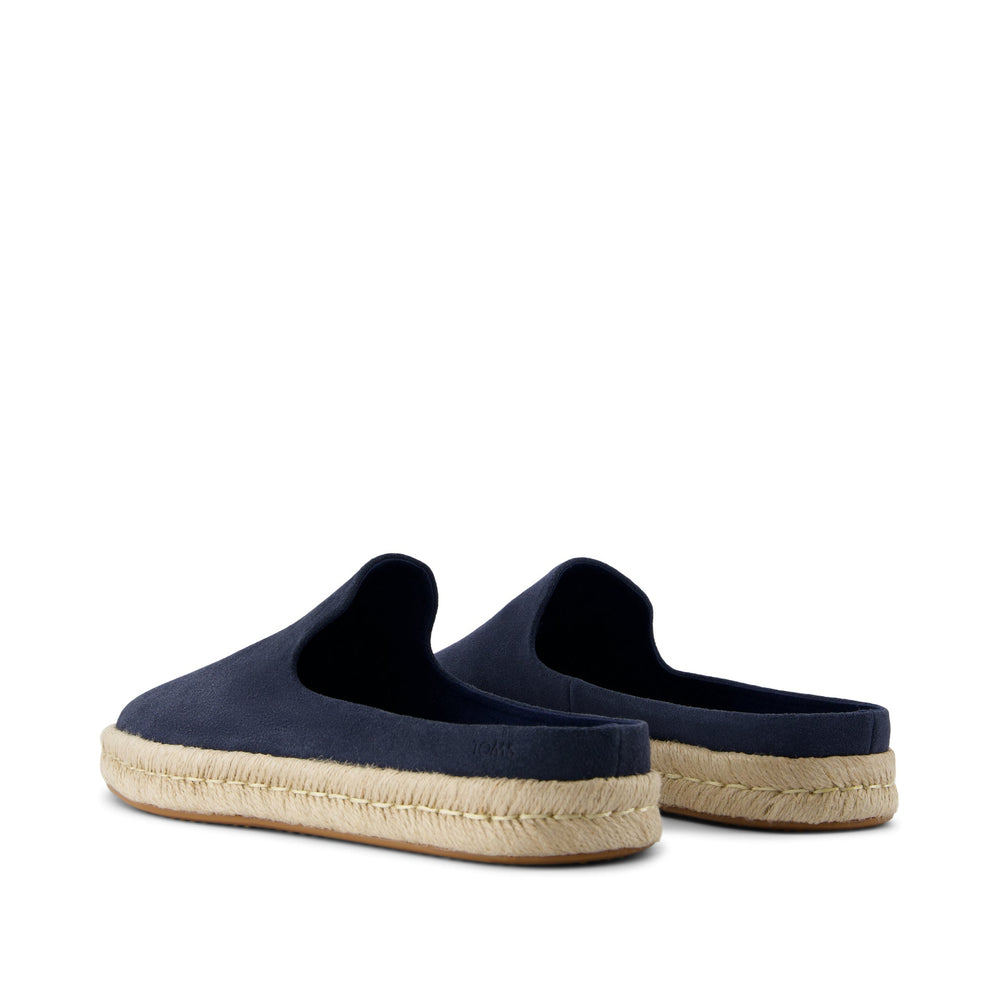 Santiago Mule Navy Suede