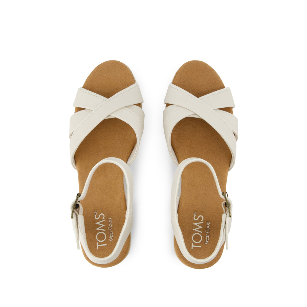 Majorca Rope Strappy Platform Sandal Light Sand Leather