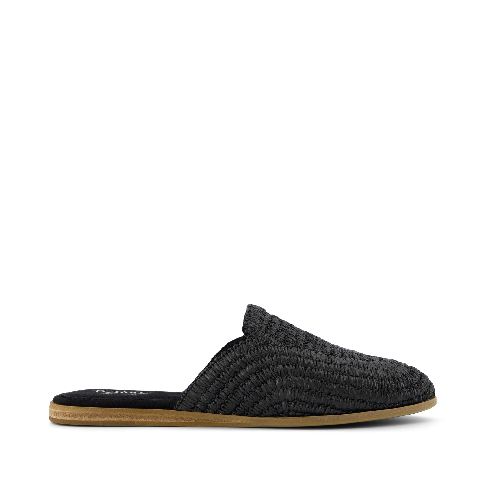 Jade Flat Black Raffia