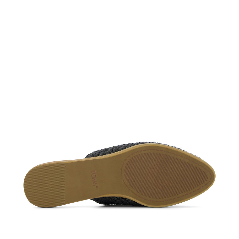 Jade Flat Black Raffia