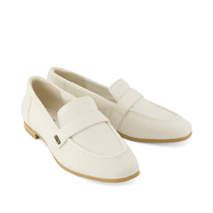 Lynette Light Sand Leather Loafer