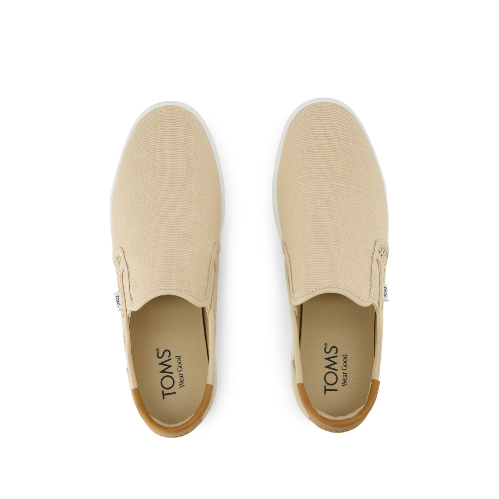 Baja 2.0 Slip On Sneaker Almond Legacy Canvas and Textured Mesh