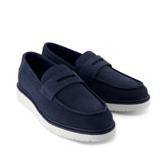 Navi TRVL LITE Havana Loafer Navy Suede