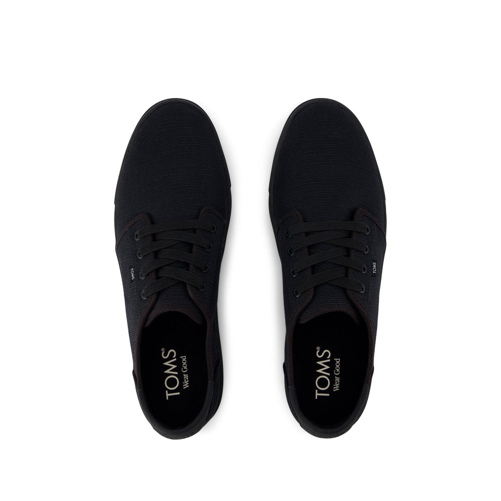 Carlo 2.0 Black and Black Legacy Canvas Lace Up Sneaker