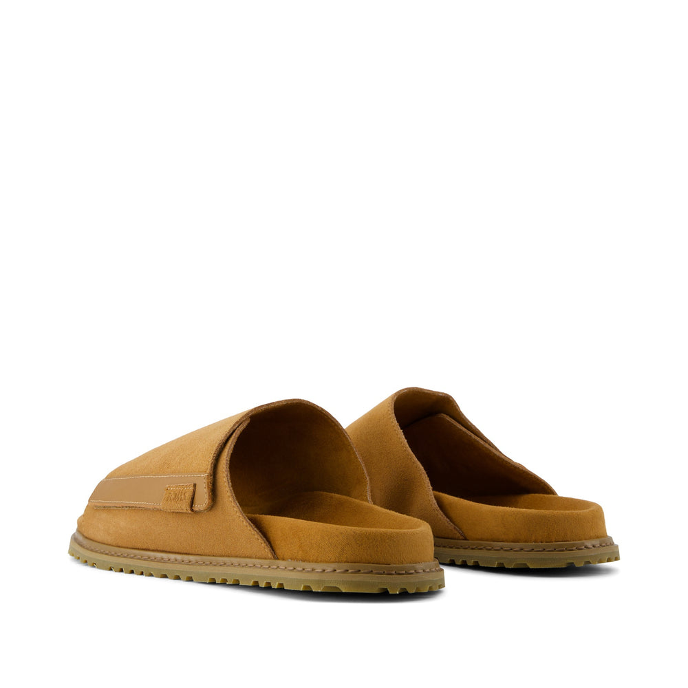 Danilo Slide Sandal Tan Suede