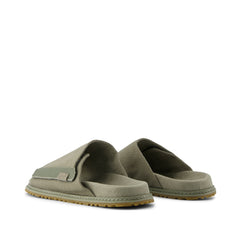 Danilo Slide Sandal Vetiver Grey Heavy Canvas