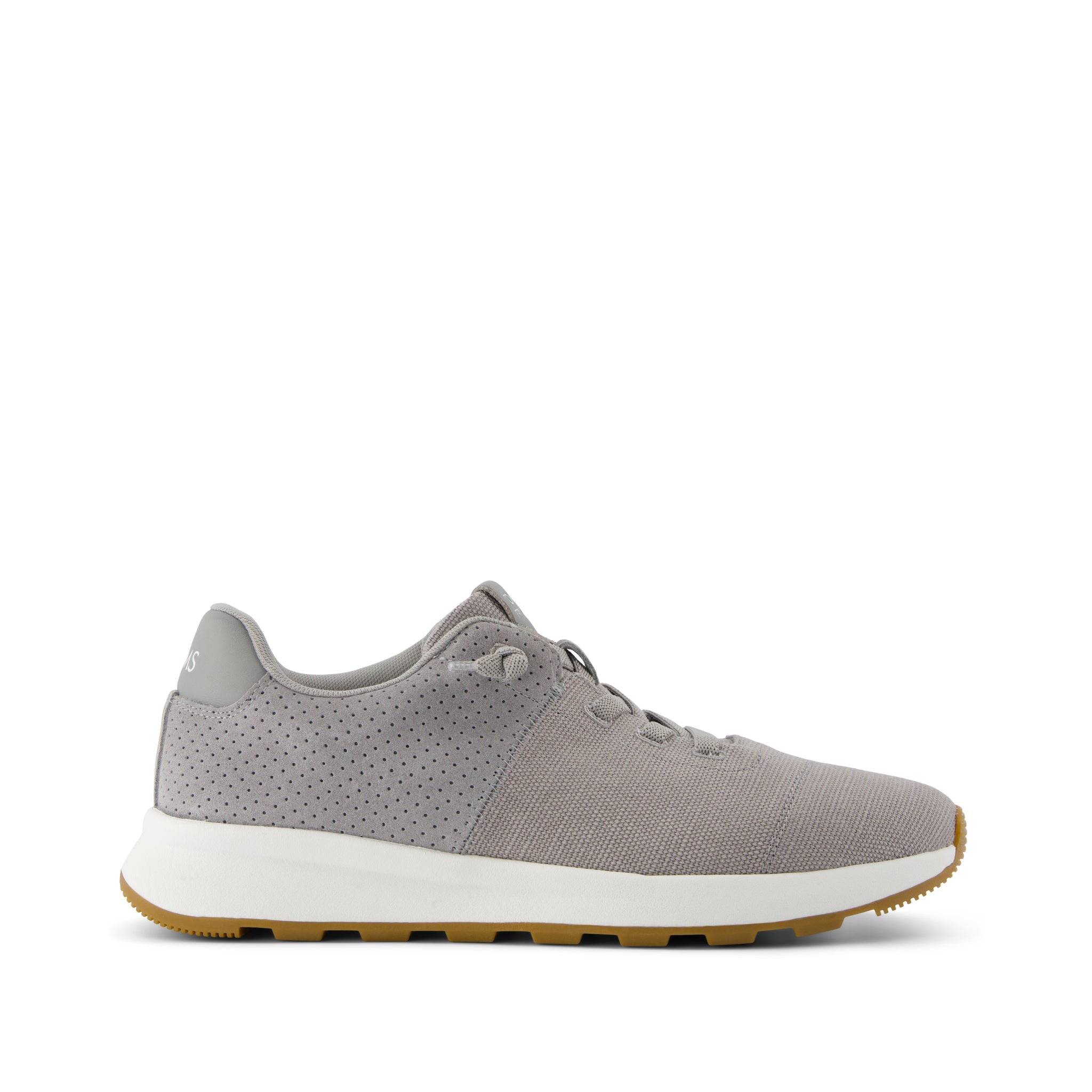 Trvl Lite Cabrillo Water Repellent Drizzle Grey Legacy Canvas And Perforated Suede Sneaker