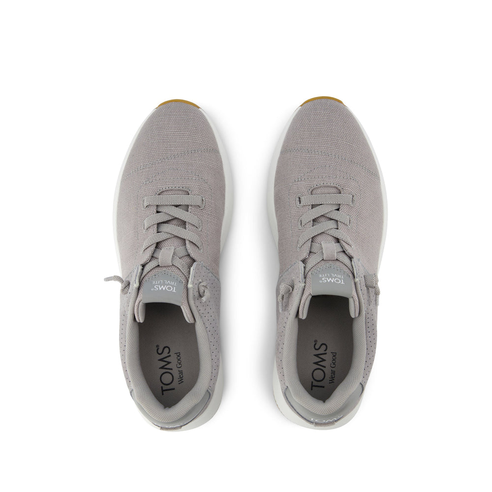 Trvl Lite Cabrillo Water Repellent Drizzle Grey Legacy Canvas And Perforated Suede Sneaker