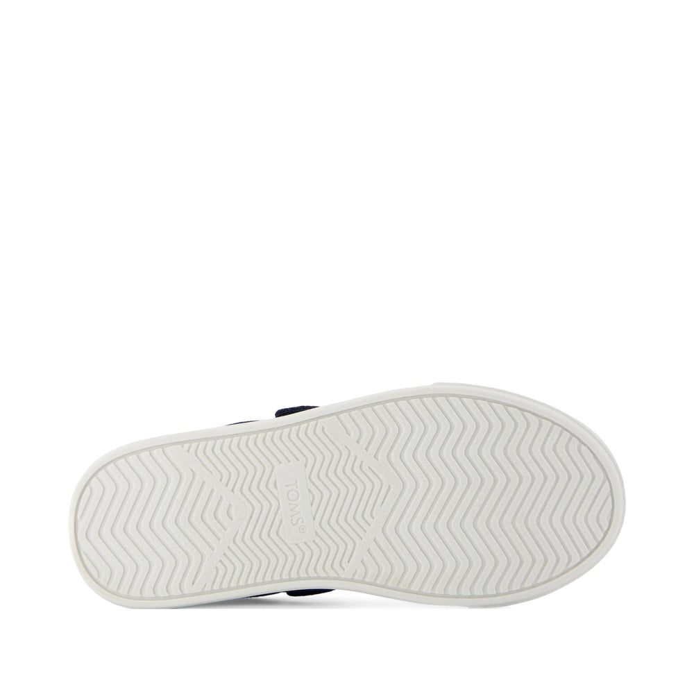 Cruz Lace-Up Navy Heritage Canvas Kids Sneaker