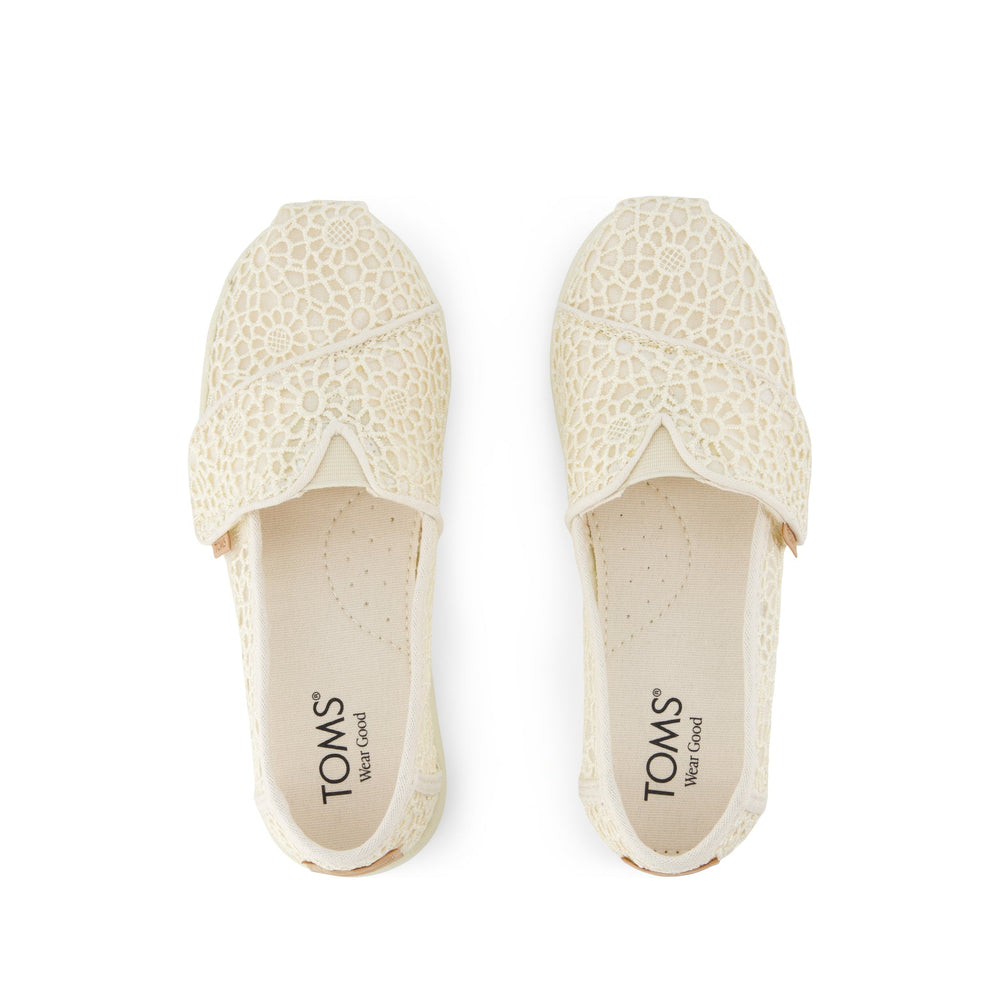 Alpargata Classic Kids Shoe Natural Moroccan Crochet