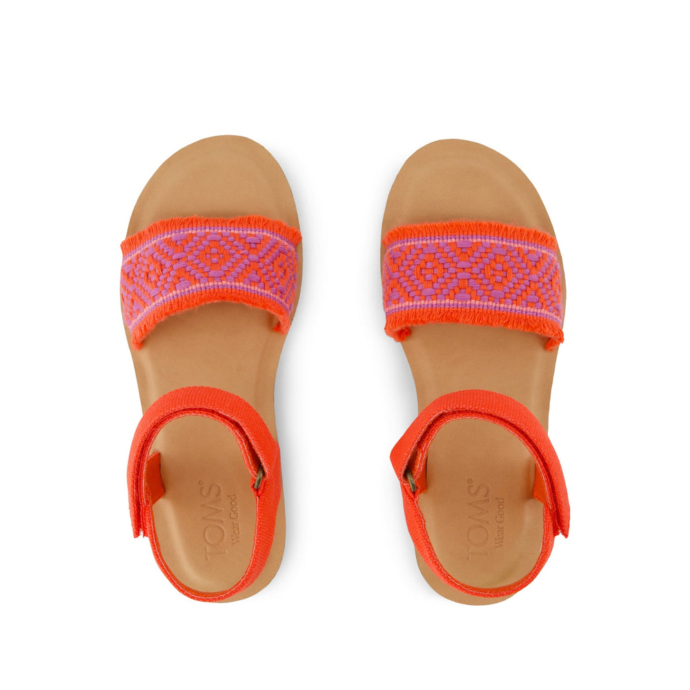 Remi Ankle Strap Kids Sandal Flame Diamond Global Strap