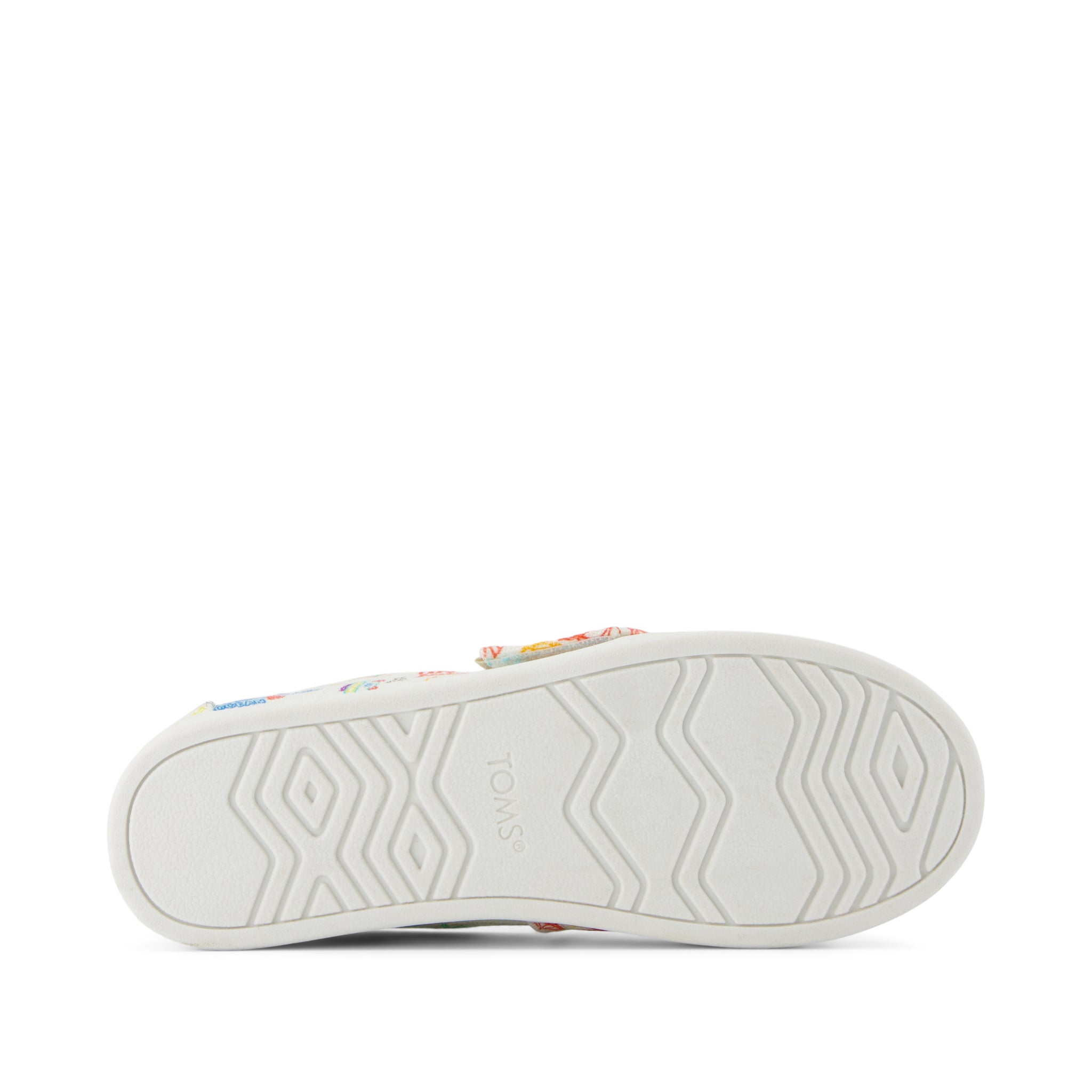 Alpargata Classic Kids Shoe Marshmallow White Sketchbook Print