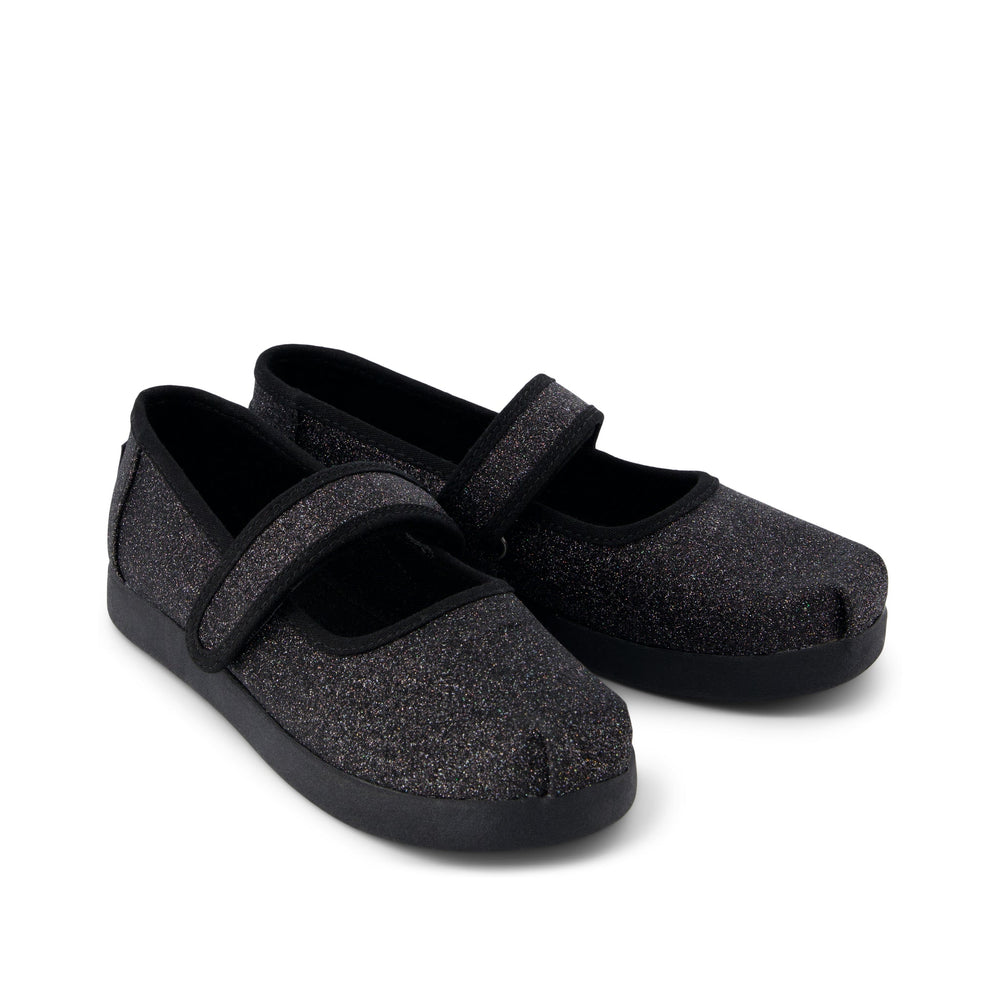 Nora Mary Jane Black Iridescent Glimmer Kids Shoe