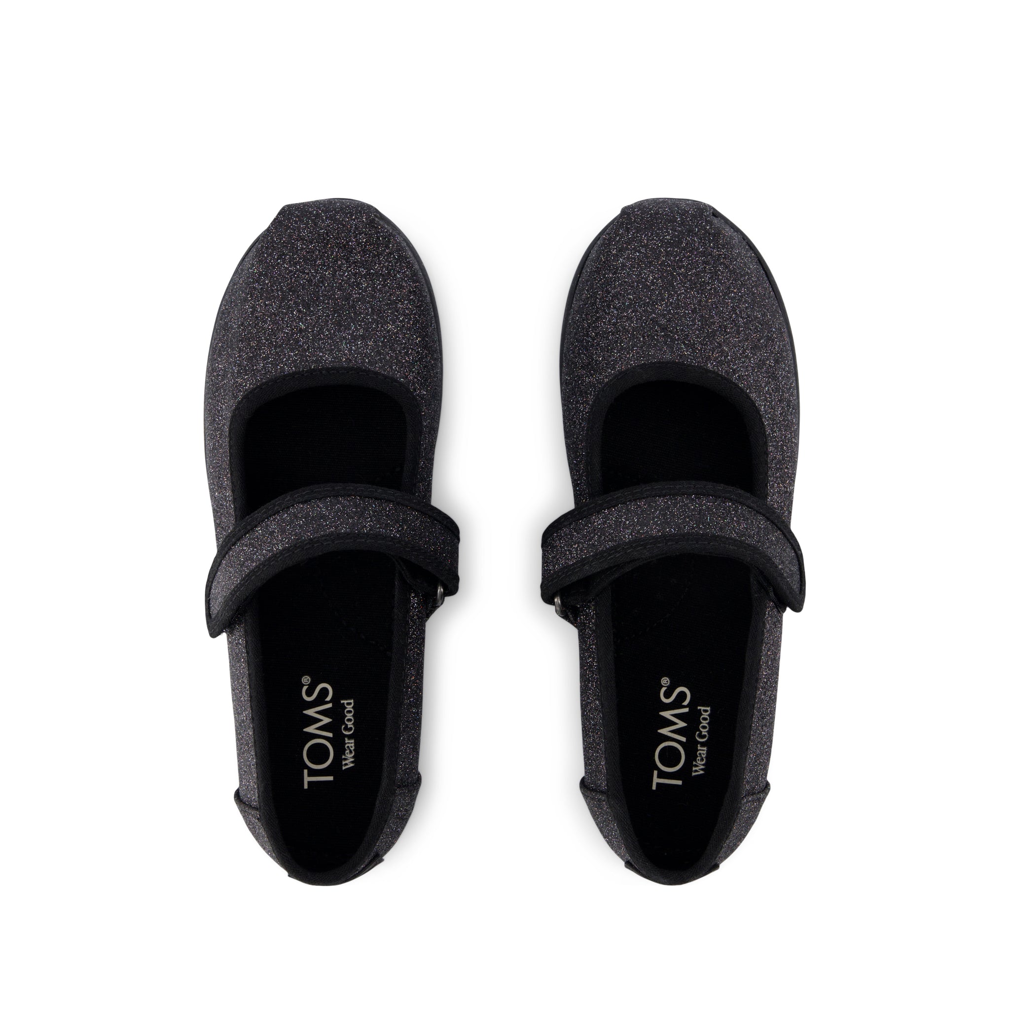 Nora Mary Jane Black Iridescent Glimmer Kids Shoe