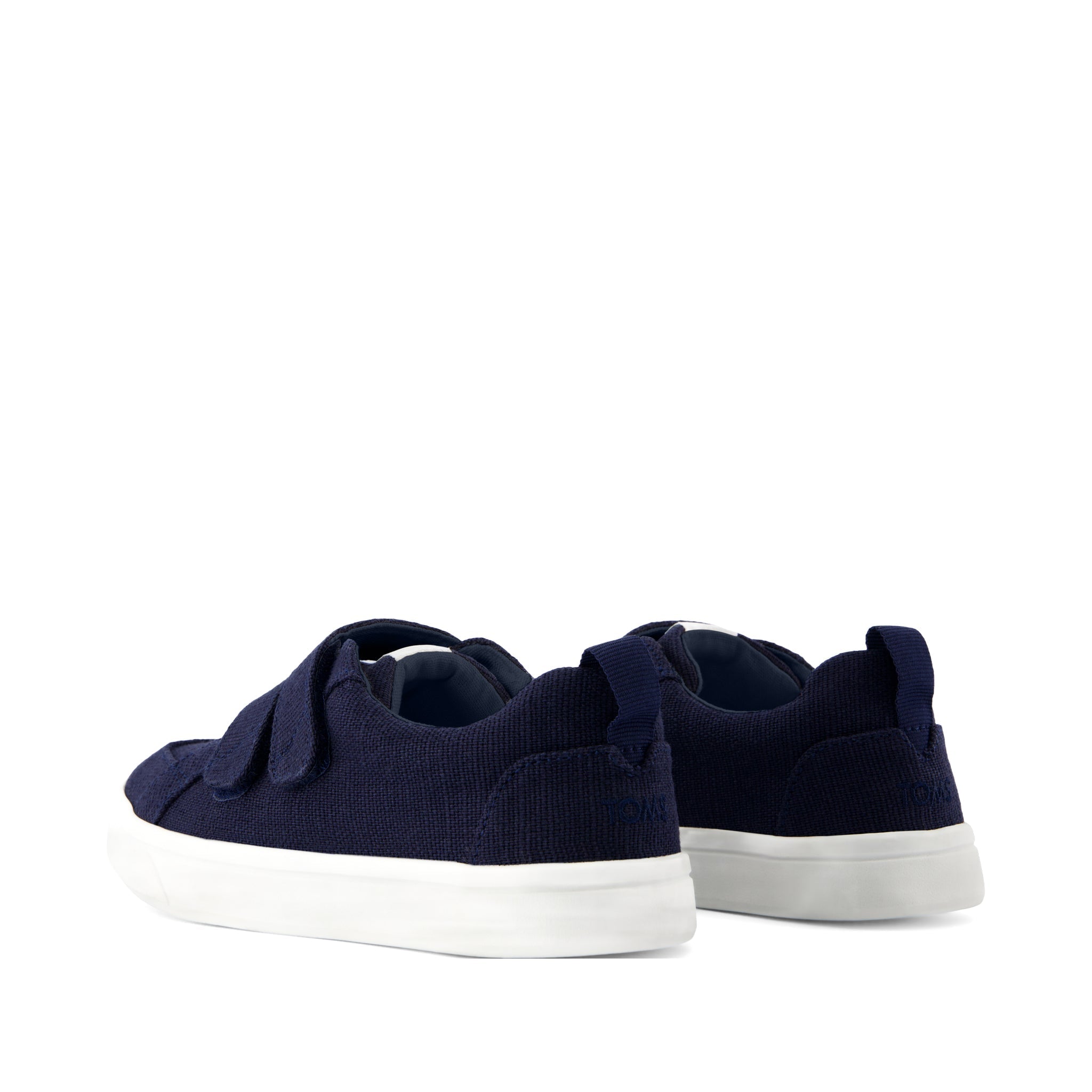 Cruz Double Strap Navy Heritage Canvas Kids Sneaker