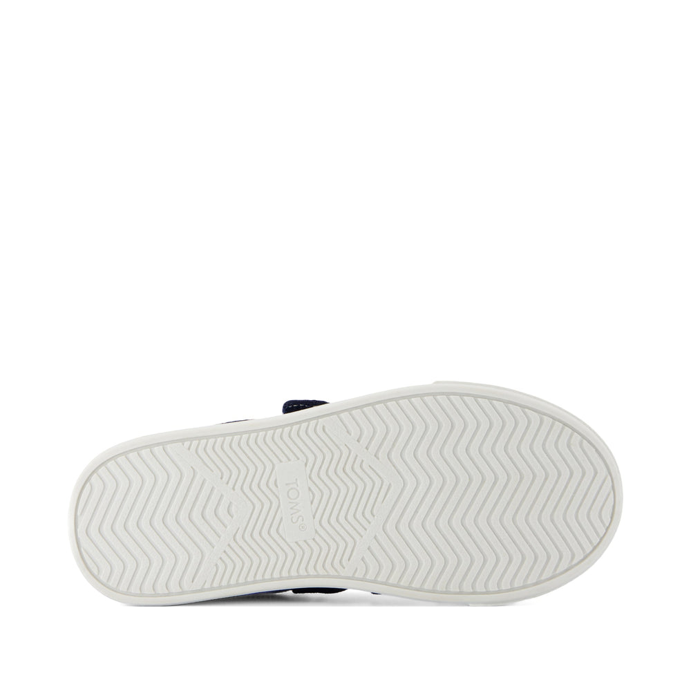 Cruz Double Strap Navy Heritage Canvas Kids Sneaker