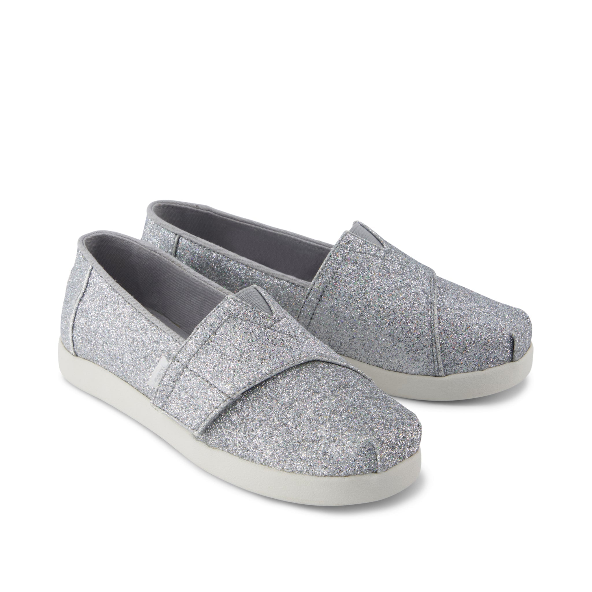 Alpargata Classic Kids Shoe Silver Iridescent Glimmer