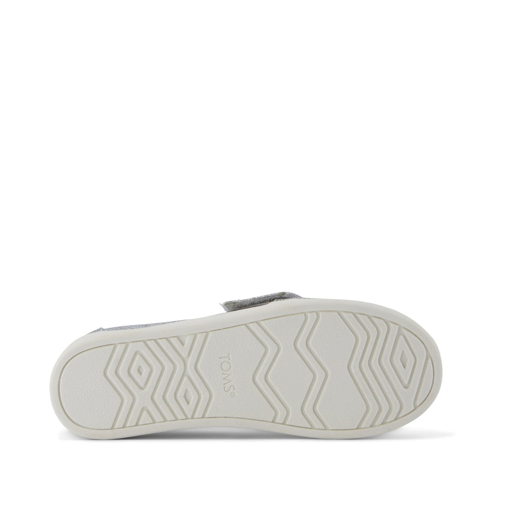 Alpargata Classic Kids Shoe Silver Iridescent Glimmer