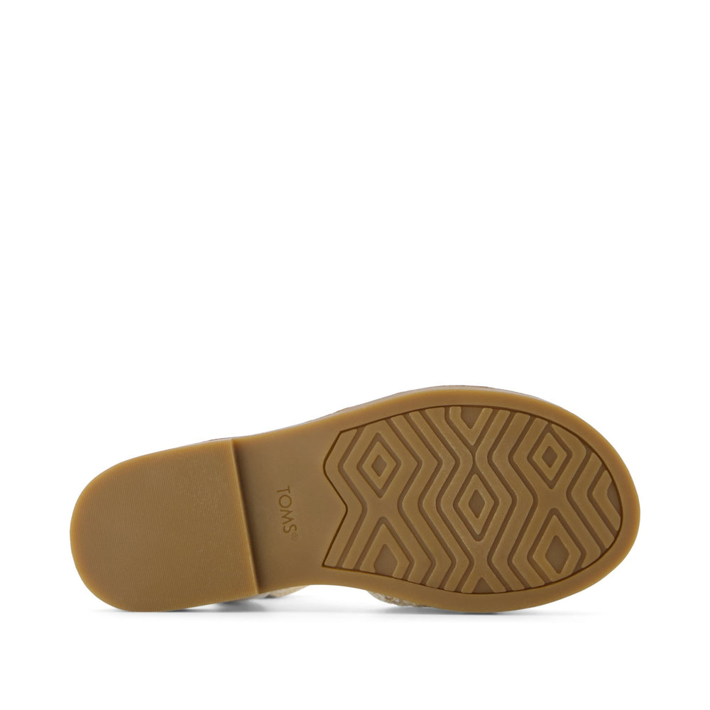 Remi Ankle Strap Kids Sandal Egret Botanical Eyelet